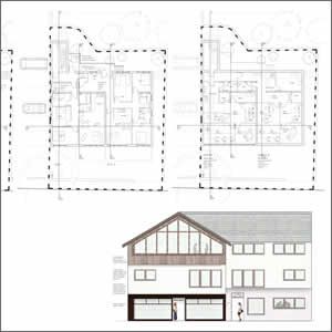 View Residential House and Shop - Floor plans