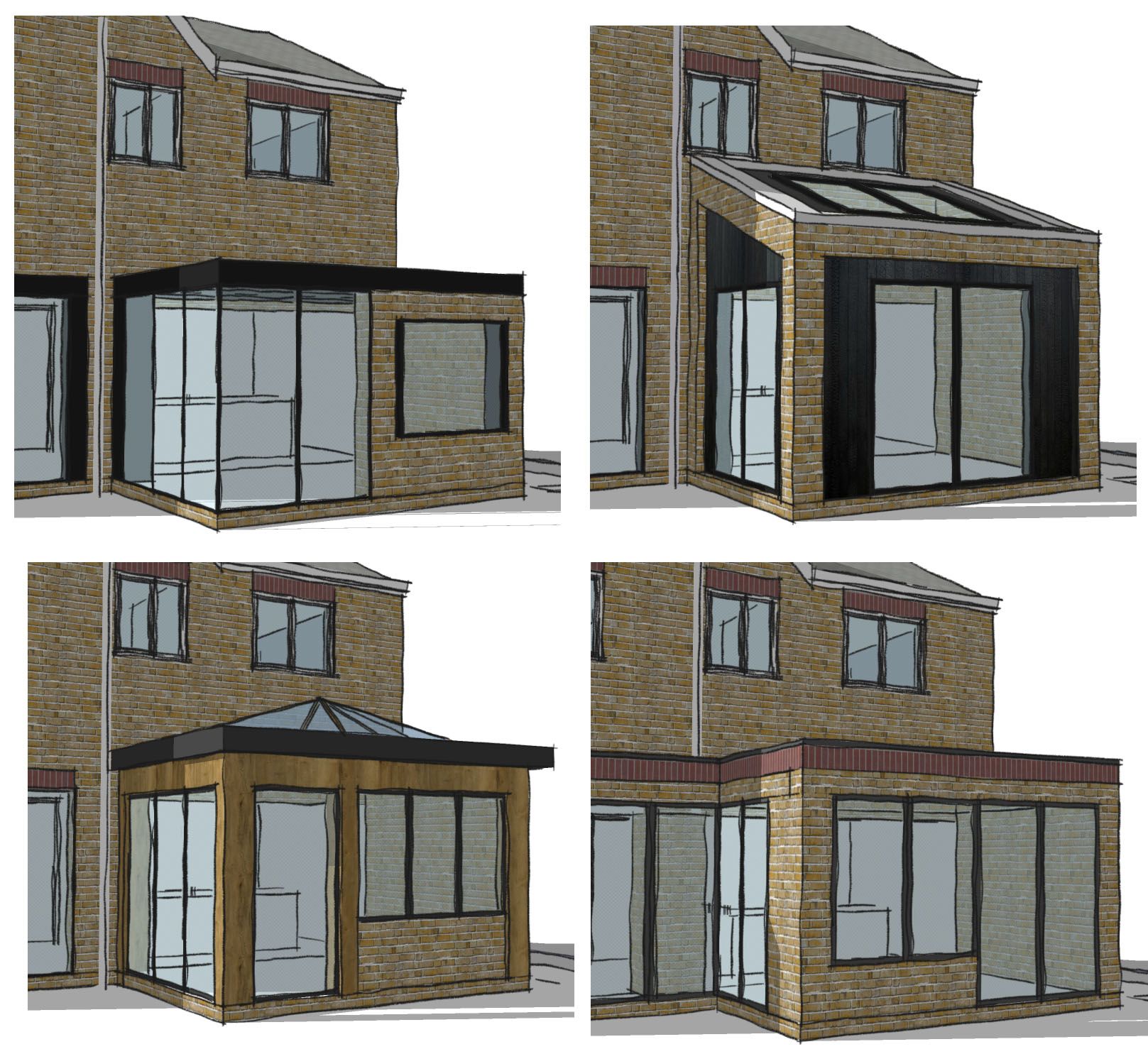 Test out your new extension ideas with some of our 3D studies