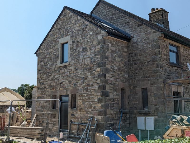 Stone extension in Peak Park nearing completion