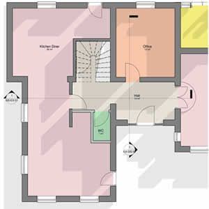 View Home Reconfiguration - Existing ground floor plan