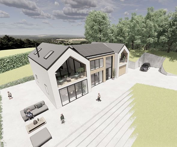 New build in the Derbyshire Dales