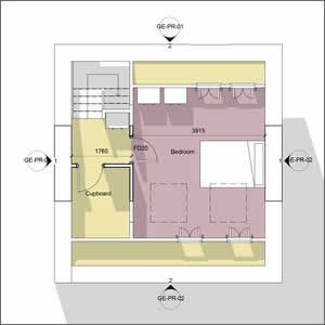 View Proposed mezzanine level plan