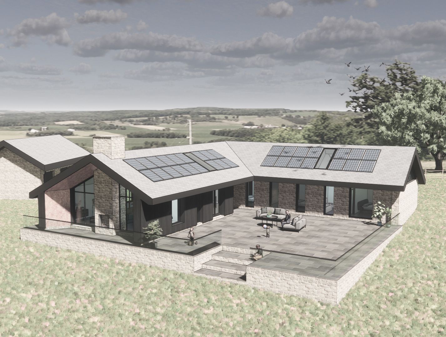 New Build Passive Bungalow, Amber Valley