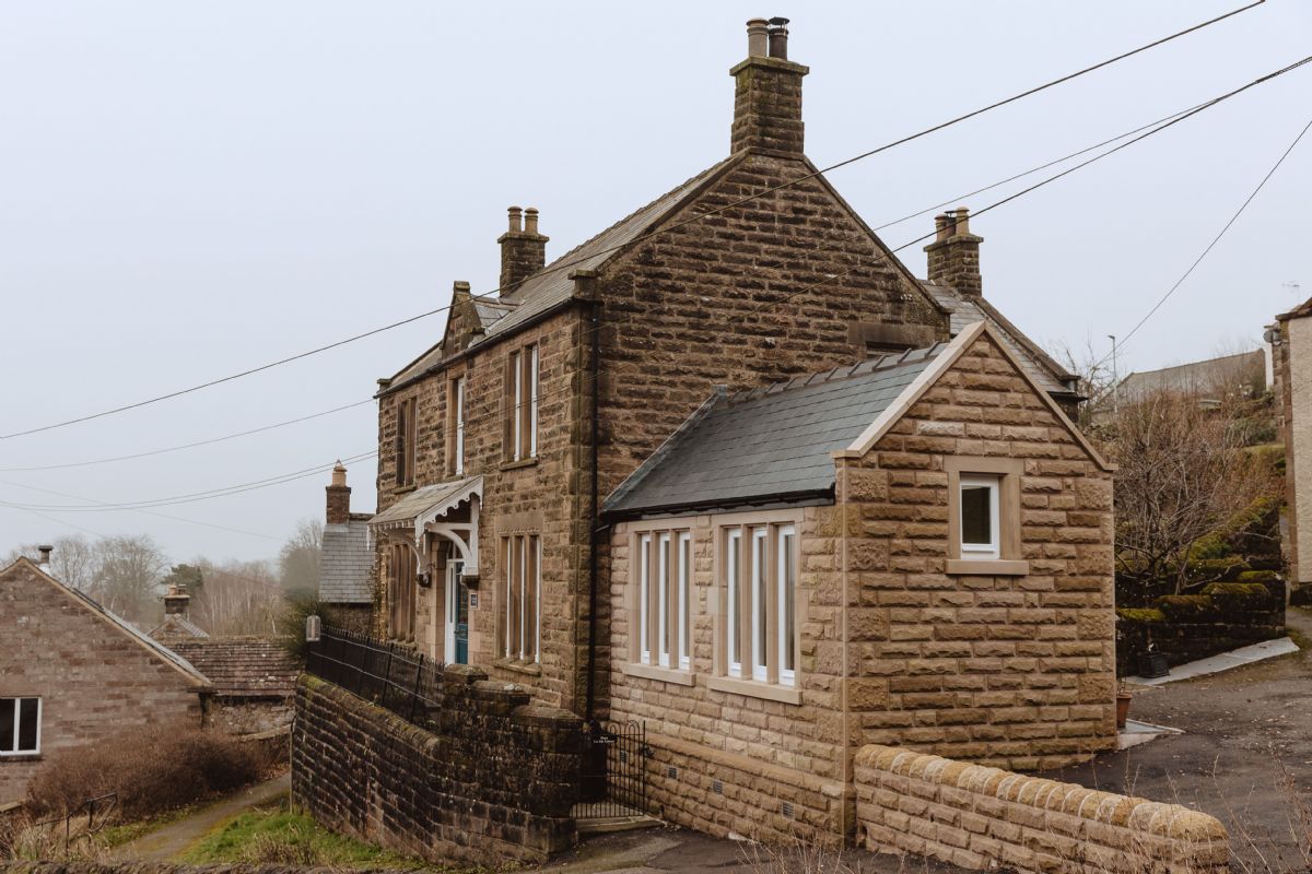 Stone extension to Peak District National Park home